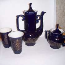 Кофейник, сахарница, стаканы, в Москве