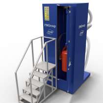 Дробеструйная установка для очистки баллонов, в Москве