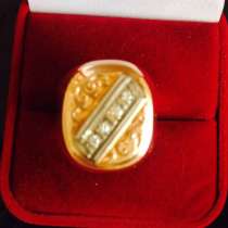 Мужской перстень с бриллиантами, в Ставрополе