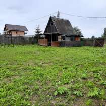 Огороженный участок с летним домом, сад. Лпх, в Рузе