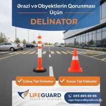 Yol delinatorları, в г.Баку