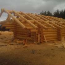 Качественные срубы из бревна, в Пскове