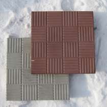 Тротуарная плитка Шашка 300х300х30мм серая, в Симферополе