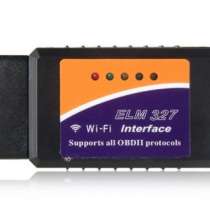 автозапчасти Автомобильный сканер-адап ELM327 WiFi OBD 2, в Москве
