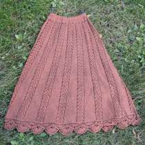 Длинная вязаная юбка, в Москве