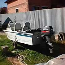 Лодка прогресс 4 с мотором YMAHA 40XMH S, в Костроме