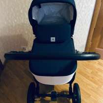 Детская коляска Indigo Marion Eco 2 в 1 ткань+кожа, в Владимире