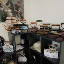 Старинные чугунные утюги, 50-100 лет, декупаж, в Казани