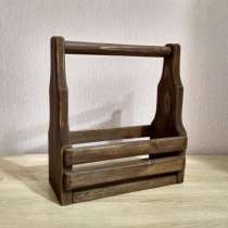 Корзинка деревянная коричневая, в г.Минск