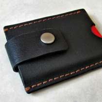 Кардхолдер из натуральной кожи, ручная работа, в г.Шымкент