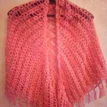 Шаль вязаная ажурная, в Уфе