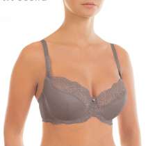 Бюстгальтер полупоролон серый больших размеров Nikol Djumon. Цветовая гамма: Серый, Страна производитель: ЛАТВИЯ, Размер: 80G, Бренд: NIKOL DJUMON, Тип ассортимента: Бюстгальтер (Полупоролон), в Москве