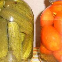 Консервированные огурцы и помидоры, в Санкт-Петербурге