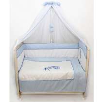 Комплект в кроватку Bombus "Дельфинчик", 7 предметов, в Екатеринбурге