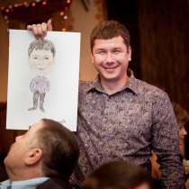 Шаржист на праздник, в Белгороде