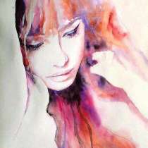 Портрет по фото акварелью, в Белгороде