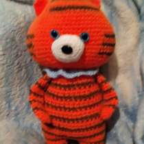 Вязаный тигрёнок Тиша, в Сыктывкаре
