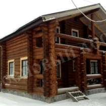 Бревенчатые дома и бани, в Санкт-Петербурге