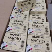 Масло солодковершкове, 72,5%, в пачках 200 гр., ДСТУ, в г.Полтава