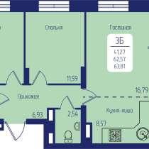 Продам 2х комнатную жк Универс 1 очередь, Свободный 64и, в Красноярске