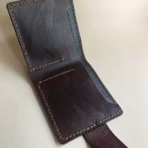 Бумажник Кошелёк Классический Кожа Ручная Работа, в Москве