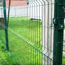 Забор из 3д сетки. Сетчатые секционные ограждения, в Новосибирске