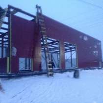 Склад на круглых трубах, в Красноярске