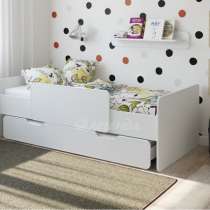 Детская кровать "Легенда 14.2" выдвижная (Белая), в Екатеринбурге