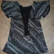 Нарядная серебристая блузка на шнуровке, в Москве