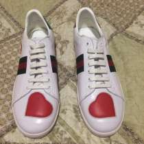 Кожаные кеды Gucci, в Москве