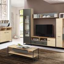 МОДУЛЬНАЯ ГОСТИНАЯ ДОНАТА СЕРЫЙ ТЦ Февраль Комфорт, в Балахне