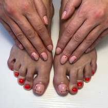 Маникюр и педикюр с покрытием гель-лаком в 4 руки!, в Екатеринбурге