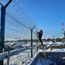 Монтаж Егозы, Колючей проволоки, в Кургане