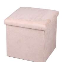 Пуфик коробка нежно розовый, в Железнодорожном