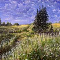 Картина маслом на холсте «Июль» 20/30 2023, в Нижнем Новгороде