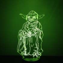 Светодиодный 3Д ночник "Йода", в Череповце