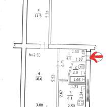 2-х комн кв. 50 лет октября. 4/5эт. 44 м², в г.Луганск
