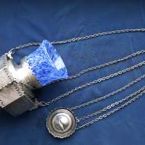 Старинная лампада в неорусском стиле. Серебро. Москва, 1882г, в Санкт-Петербурге