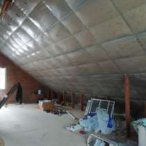 Утепление дома, крыши, мансарды минеральной задувной ватой, в Краснодаре