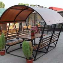 Беседка с покрытием из поликарбоната, в Ульяновске