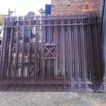 Заборы металлические сварные, кованные, в Москве