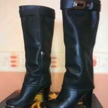 Сапоги женские Summergirl, черные, весна-осень, в Москве