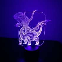 Светодиодный 3Д ночник, в Череповце