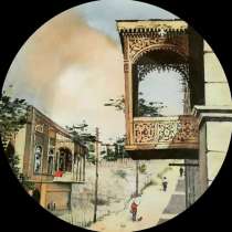 Глиняные тарелки. Виды старого Еревана. Глина. диаметр 19см, в Москве