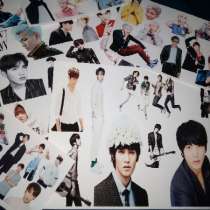 Стикеры наклейки к-поп k-pop айдолы актеры BTS CN Blue, в Москве