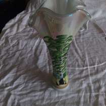 Винтажная ваза с ручной росписью, в Старом Осколе