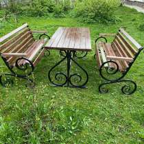 Садовый комплект, лавочка, скамейка садовая, в Москве