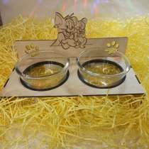 Подставка с мисками с датчиком движения, в г.Минск