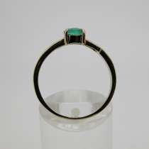 Золотое кольцо с Изумрудом Ф 5.5 мм., в Москве