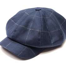 Кепка гаврош восьмиклинка шерстяная мужская (т. синий), в Москве